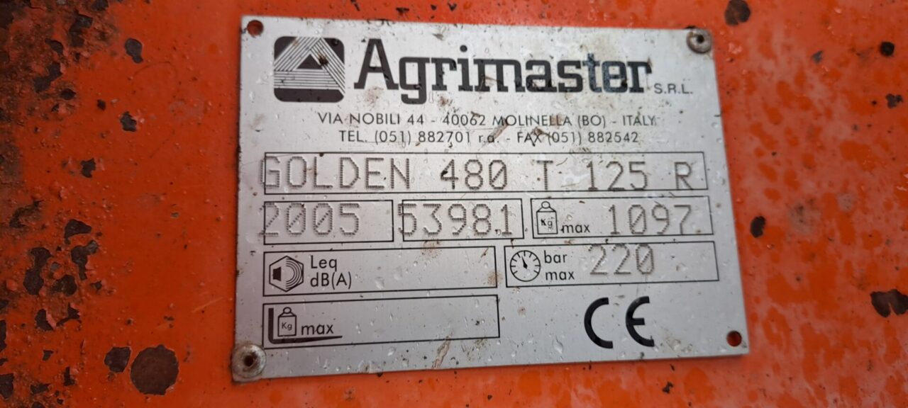 Epareuse Agrimaster GOLDEN 480 T © Ets Bousquié